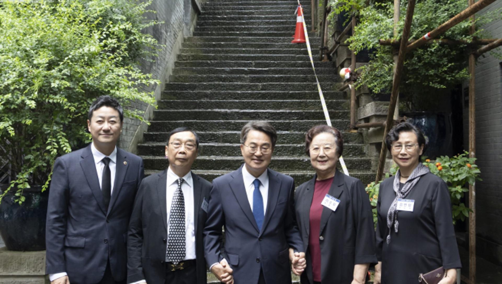 김동연 경기도지사, 중국 충칭 임시정부 청사 방문