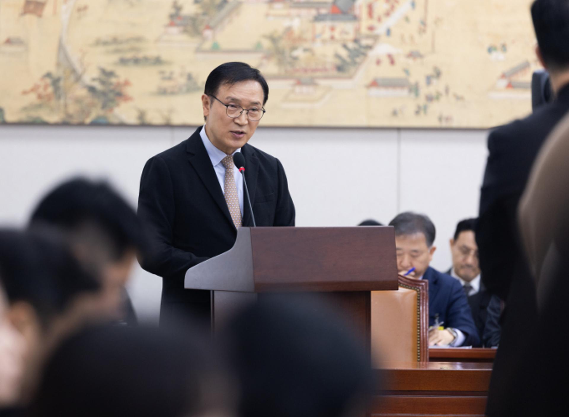 임태희, 국감서 "경기도교육청, 세계 변화에 능동 대응"