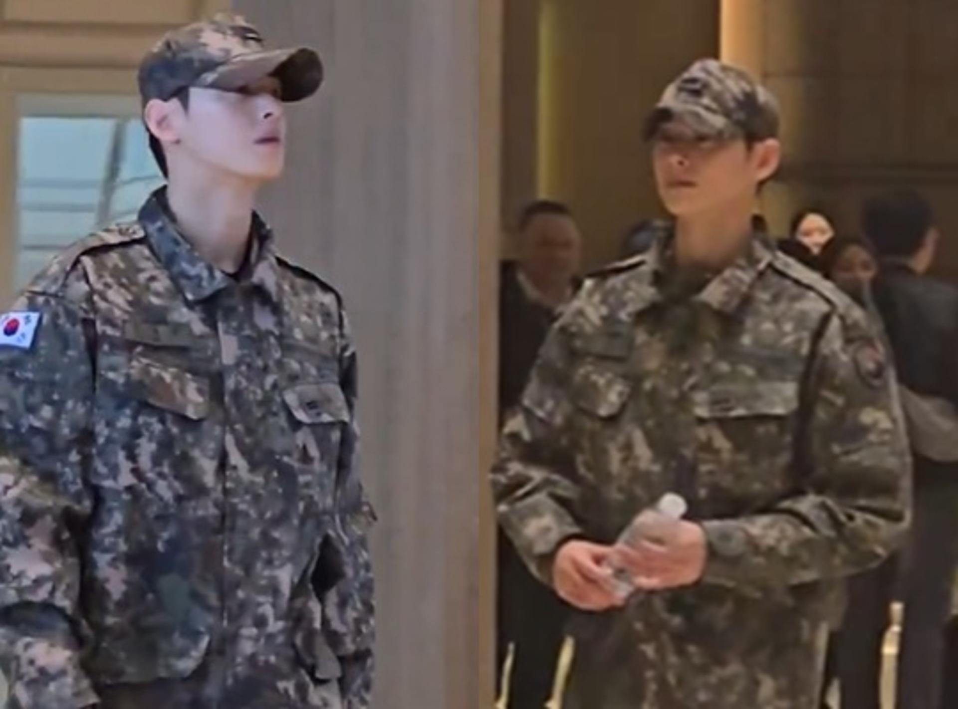 '일병' 차은우, APEC 행사장서 포착… "비주얼로 국위선양"