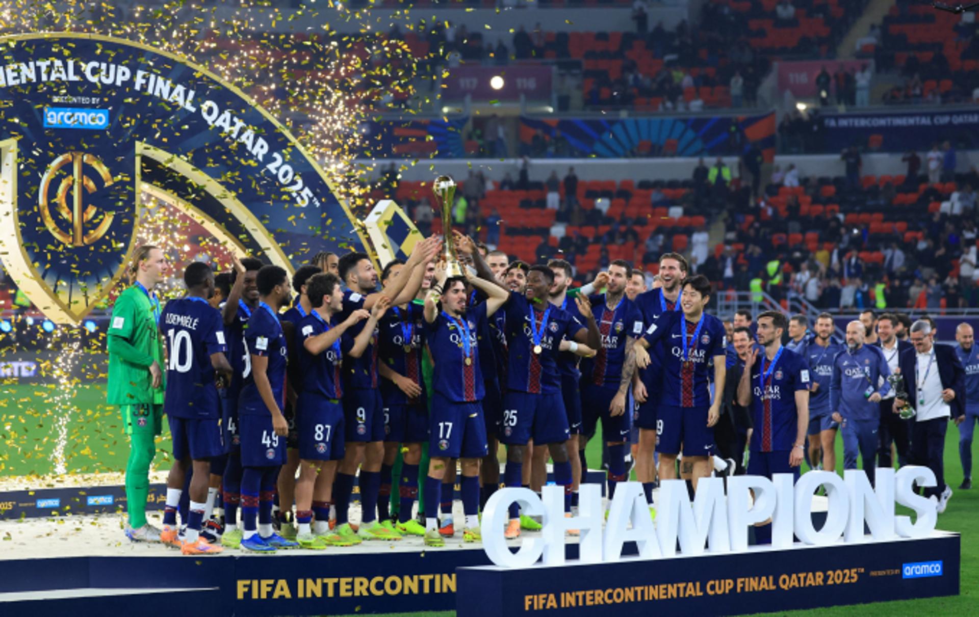 PSG, 인터콘티넨털컵 우승… '부상' 이강인, 올해만 6번째 정상