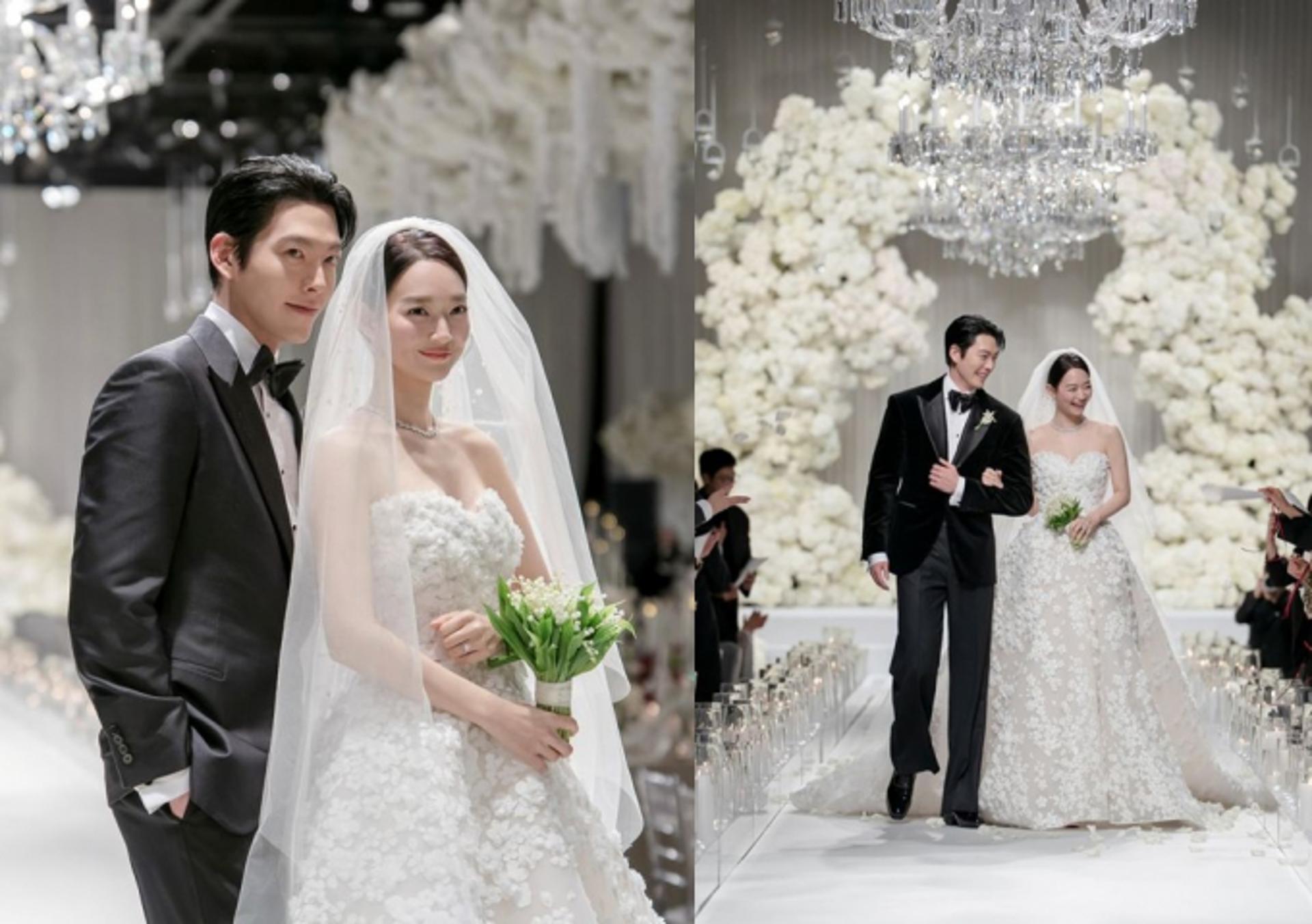 "영화의 한 장면인 줄"… 김우빈♥신민아 결혼식, 비주얼 미쳤다