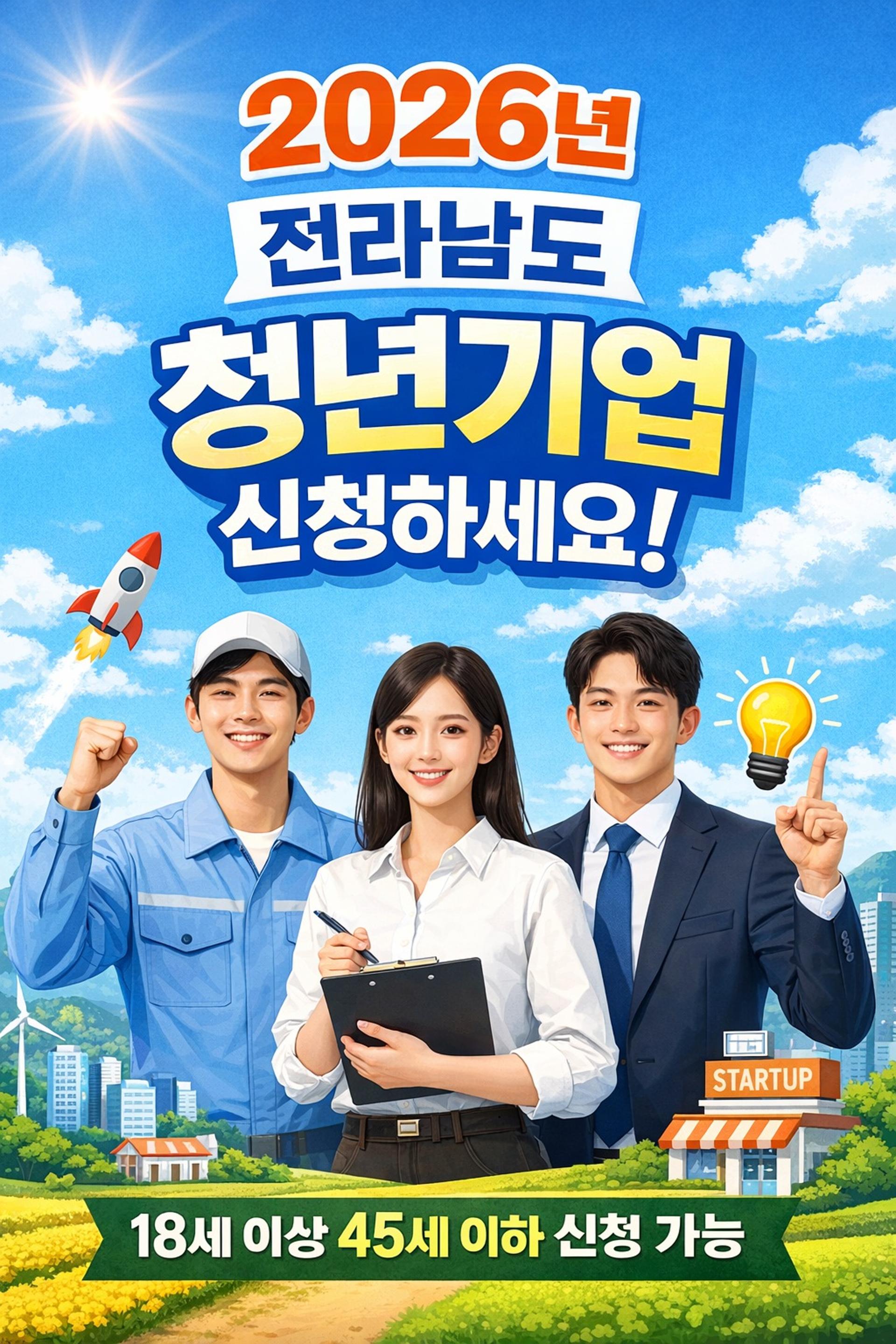 [오늘 전남] "청년기업 인증 신청하세요"