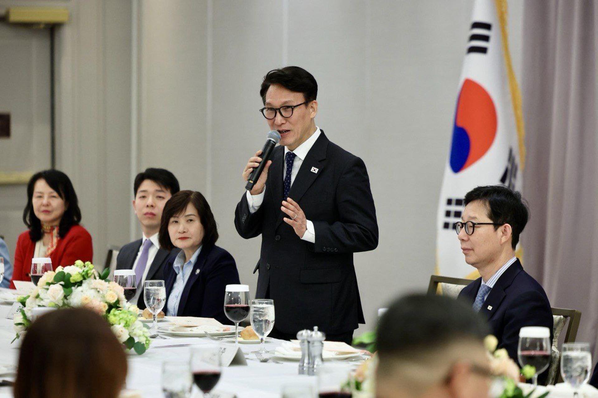 '총리 최초' 뉴욕 방문한 김민석, 한인들 만나 "동포사회와 긴밀히 협력"