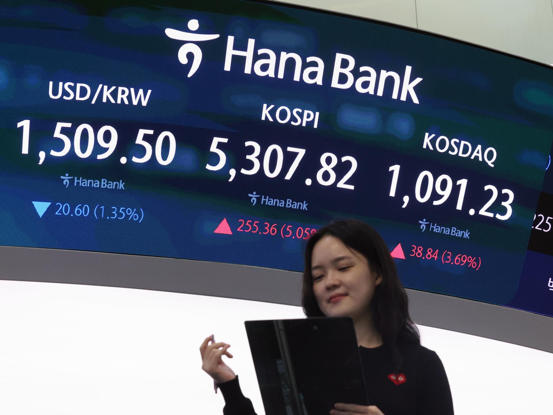 [티타임] 코스피, 종전 기대감에 5440선 돌파…삼성전자 12% 급등