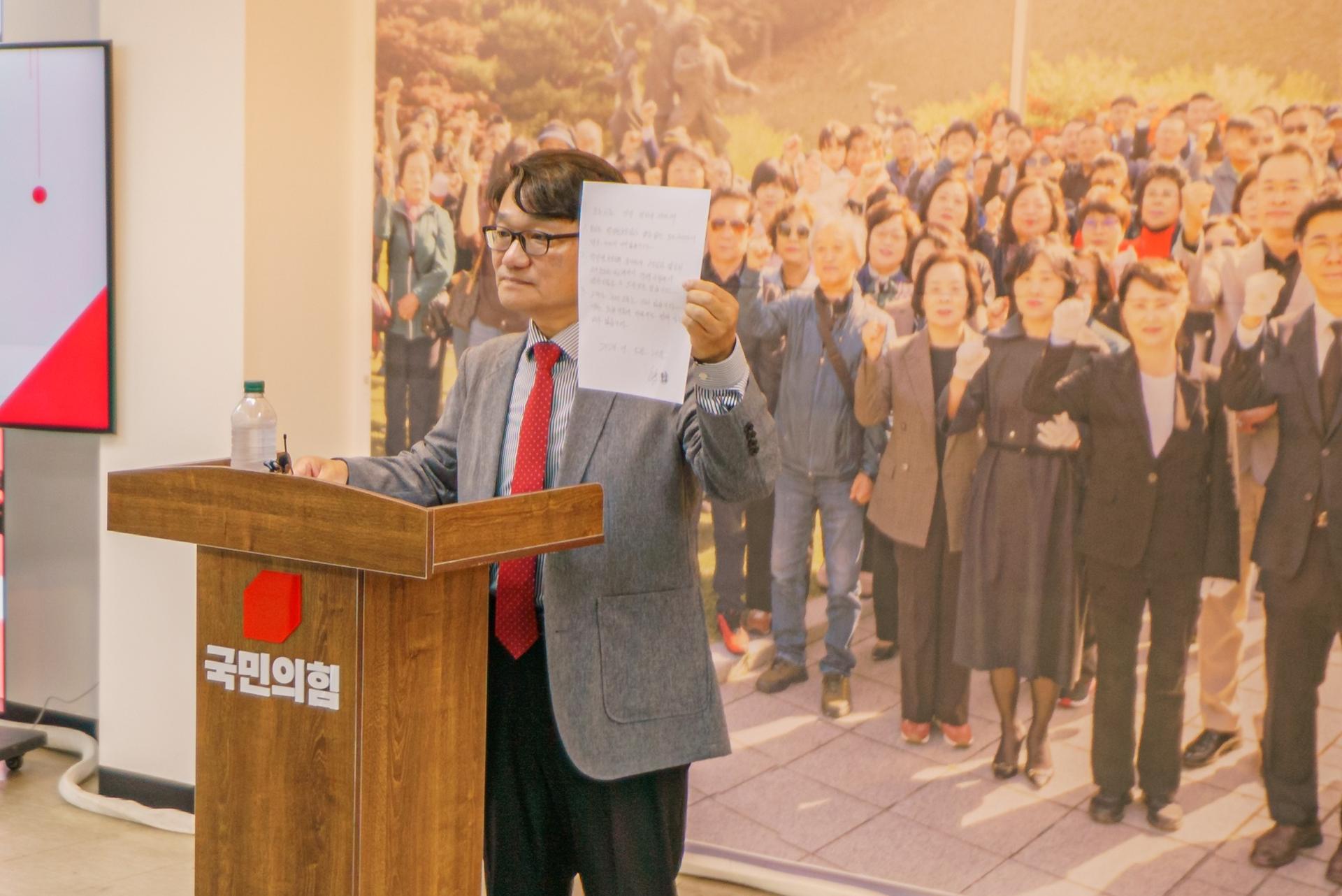 백영현 포천시장 후보, '현금수수 의혹' 전면 부인