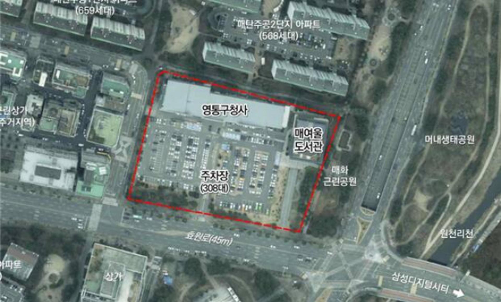 수원 매탄동 영통구청 부지, '도시재생 혁신지구' 후보지 선정