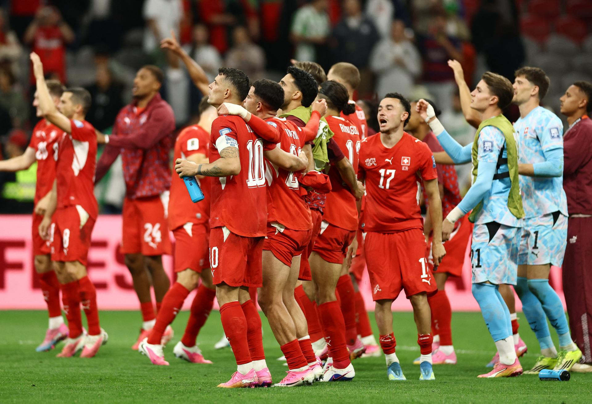 스위스, 알제리 2-0으로 이겨…88년 만에 월드컵 토너먼트 승리