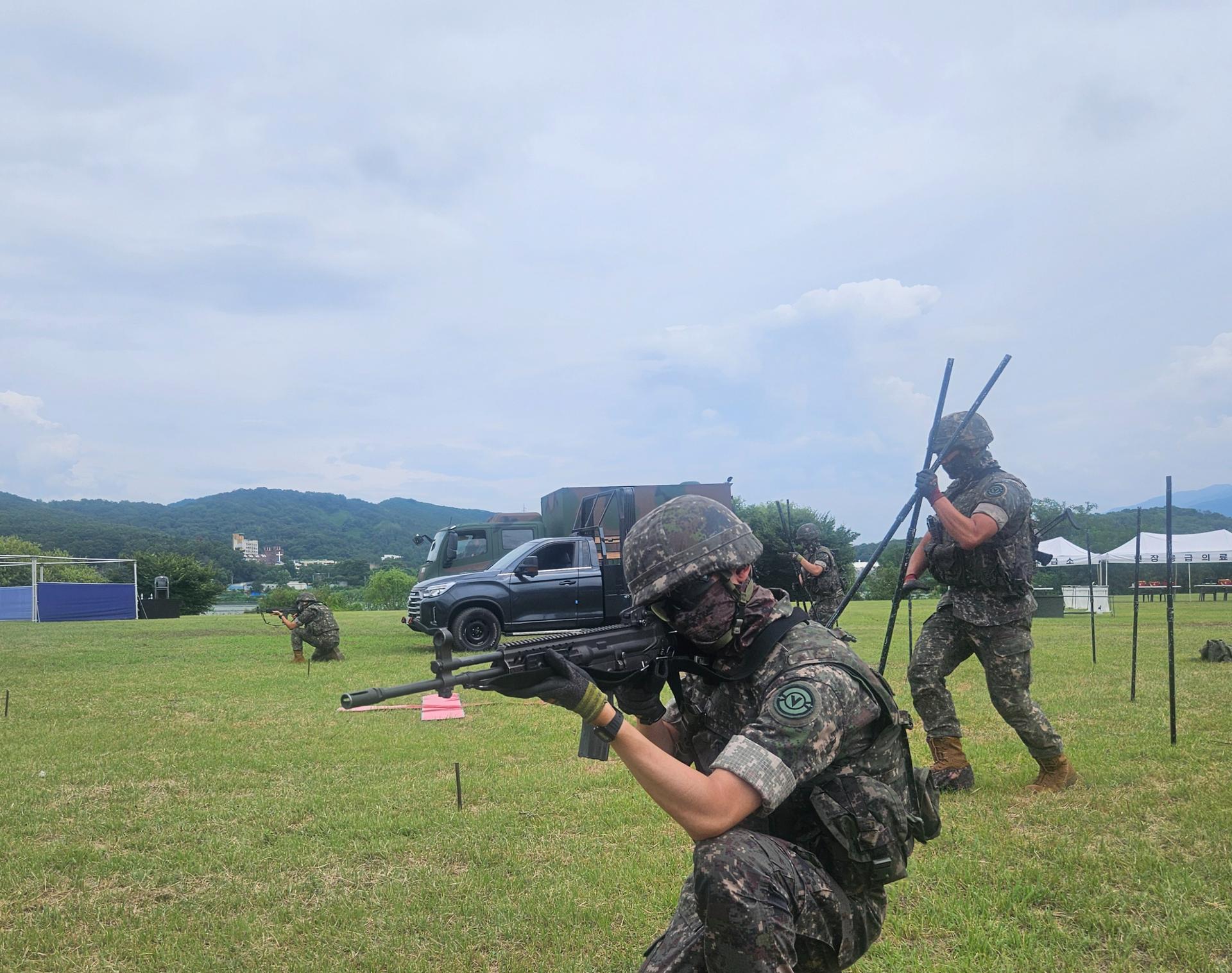 육군 50사단, 구미서 대테러·산업동원 훈련