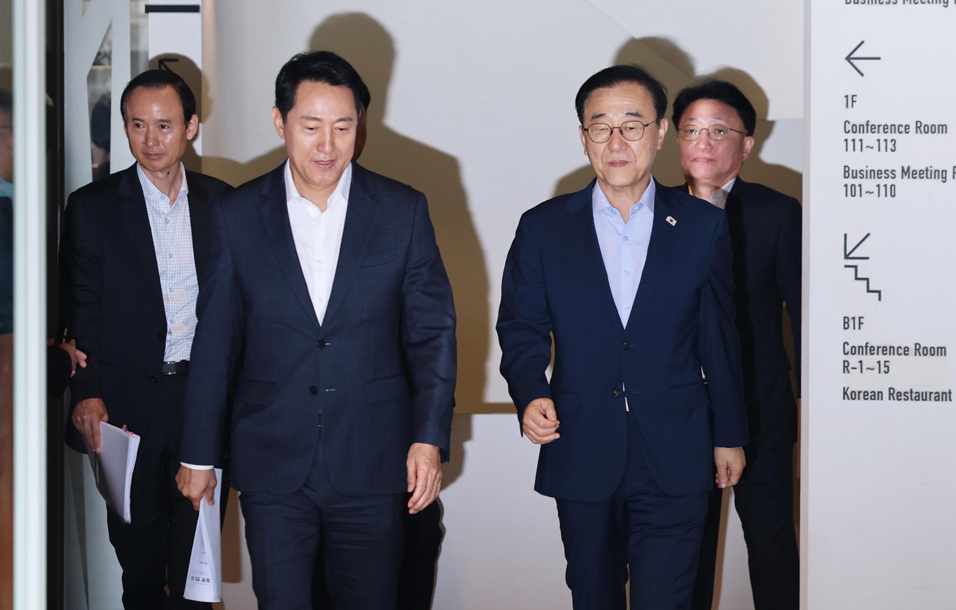 오세훈 "용산 대신 탄천, 적격성 조사 중"…한발 물러선 김윤덕