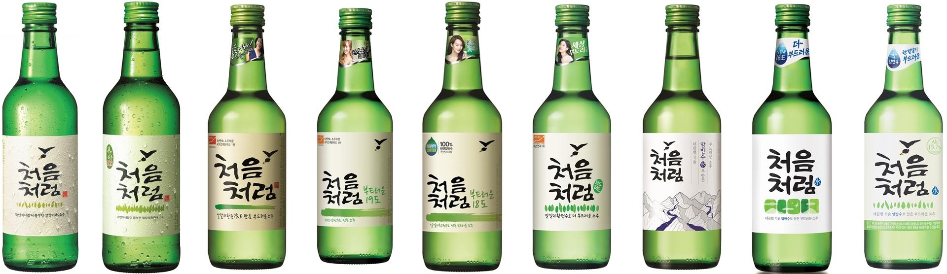 롯데칠성, 처음처럼 알코올 도수 낮춘다…16도→15.7도