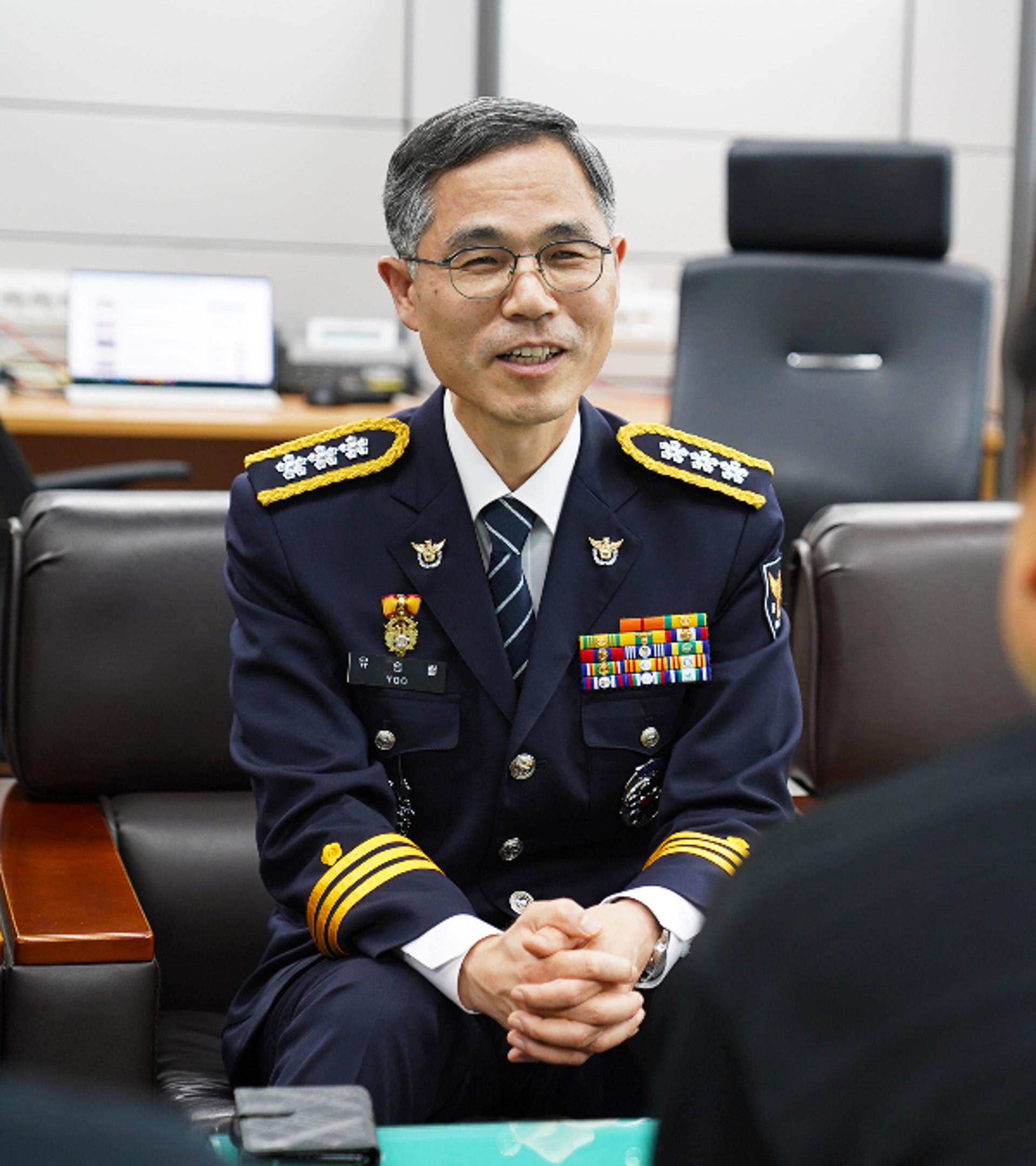 유승렬 인천경찰청장 취임… 첫 업무는 '치안지표 점검'