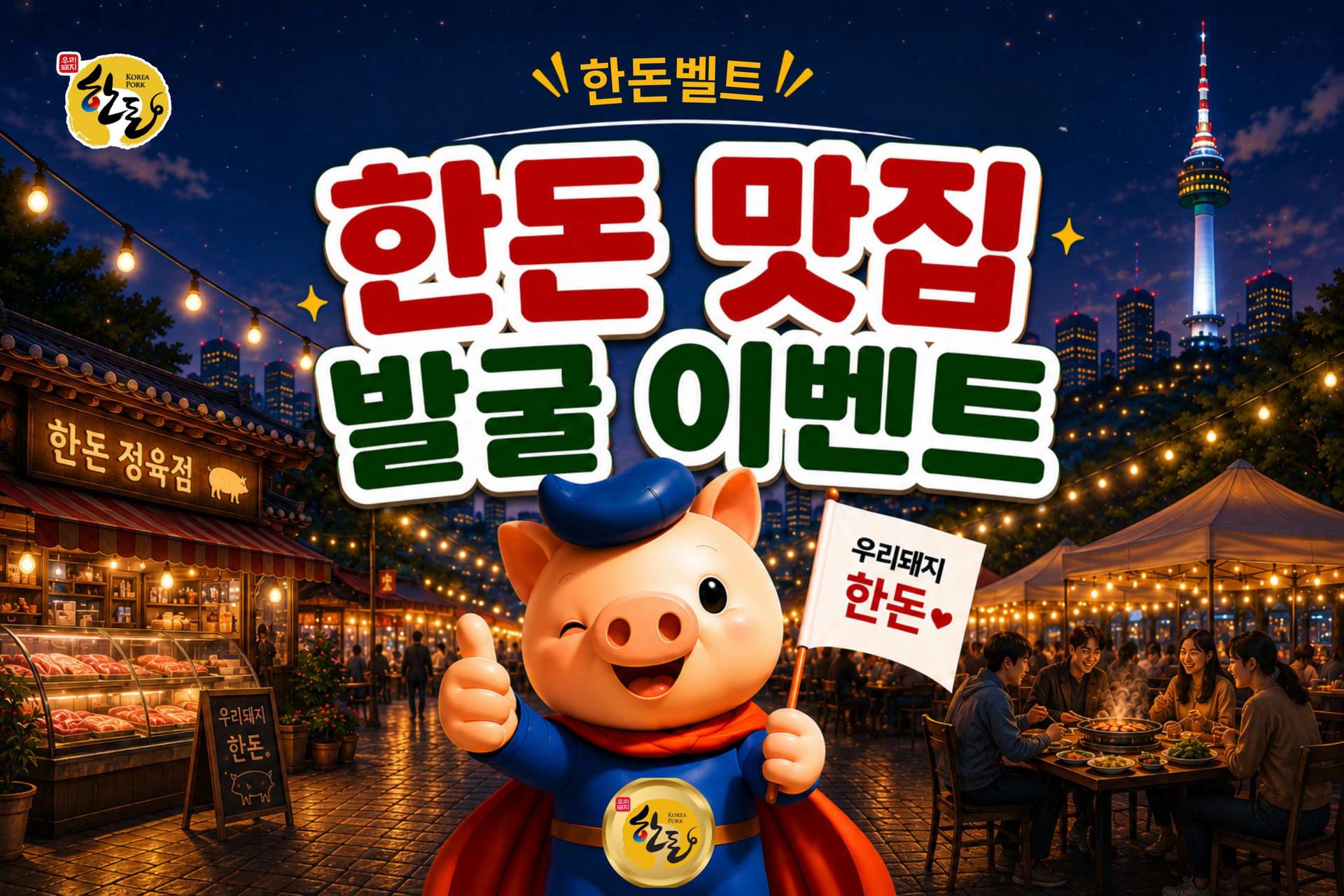 외국인 친구 데려갈 '한돈 맛집' 어디
