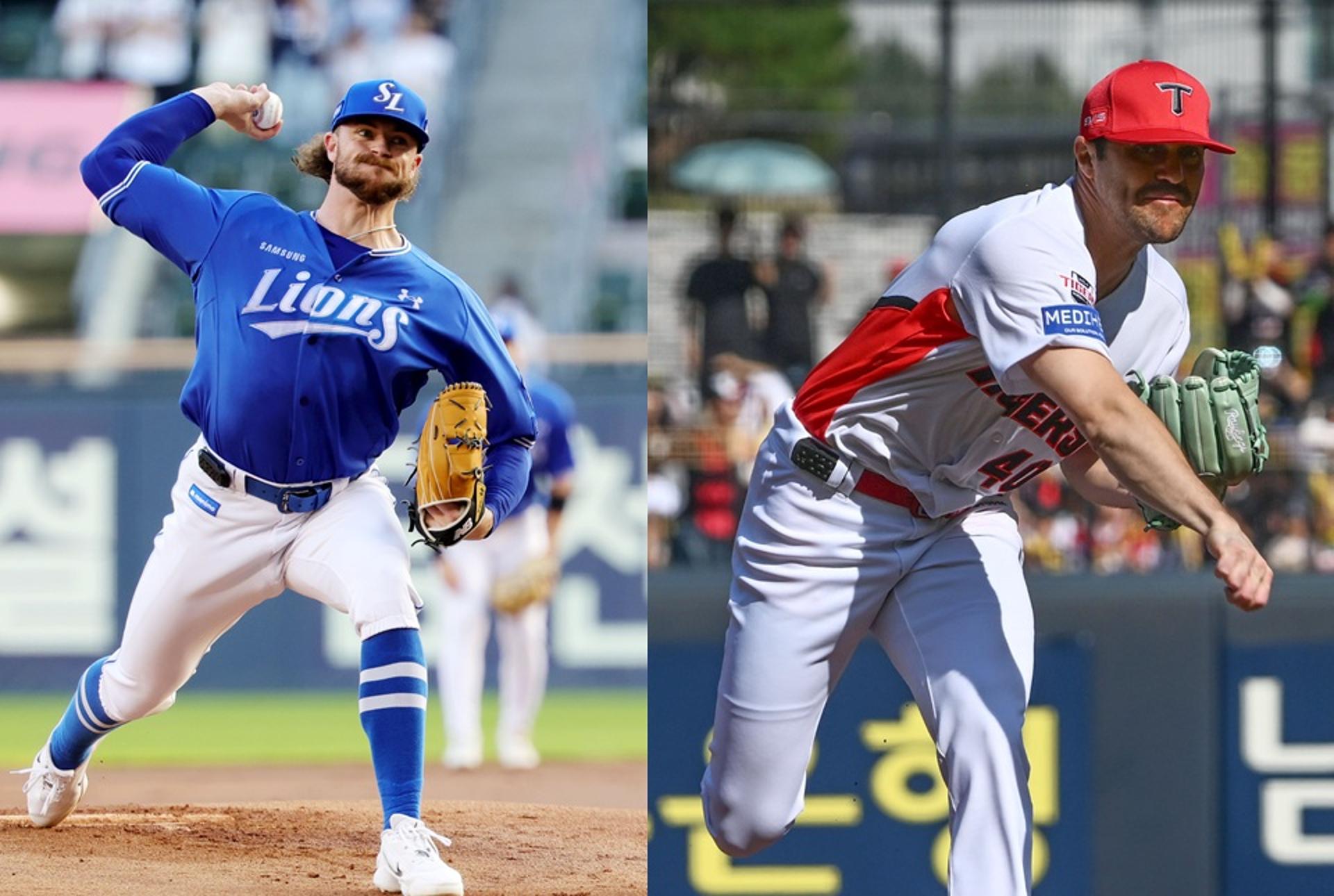 '에이스 맞대결' 페덱 vs 네일…천적 김태군-김성윤 활약 주목