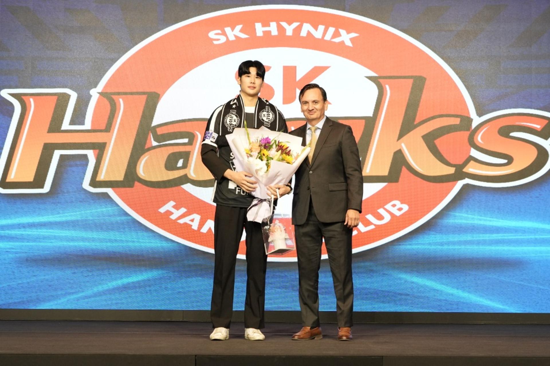 송제우, 1순위로 SK호크스행…H리그 드래프트서 총 13명 지명받아