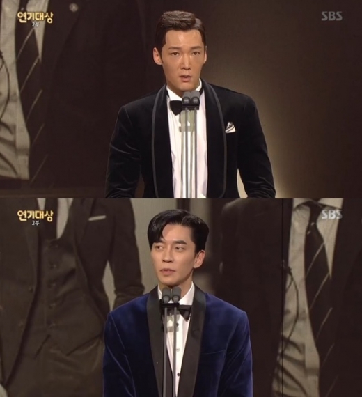 배우 최진혁(위)과 신성록. /사진=SBS 방송화면 캡처