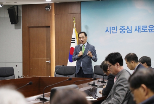 ▲ 정장선 평택시장. / 사진제공=평택시