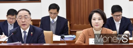 [머니S포토] 경제활력대책회의 참석한 부총리들