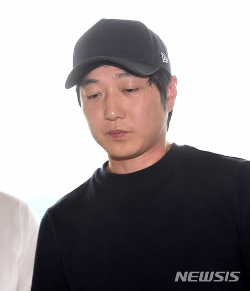 조재범 전 국가대표팀 코치가 지난해 6월18일 오전 수원 경기남부경찰청 광역수사대에서 조사를 받기 위해 출석하고 있다. /사진=뉴시스