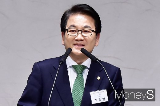 [머니S포토] 정동영 축사