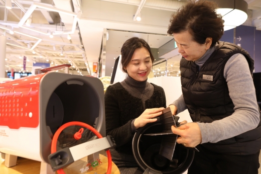 롯데백광주점, 입소문 난 '전기 통돌이 오븐기' 선보여