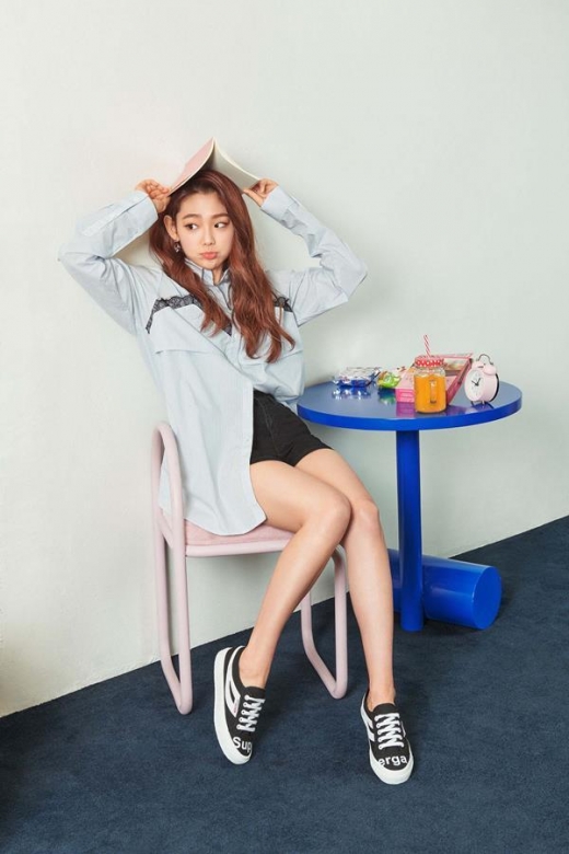 [★화보] 구구단 미나, 삼촌들 웃게 하는 '상큼발랄 매력'