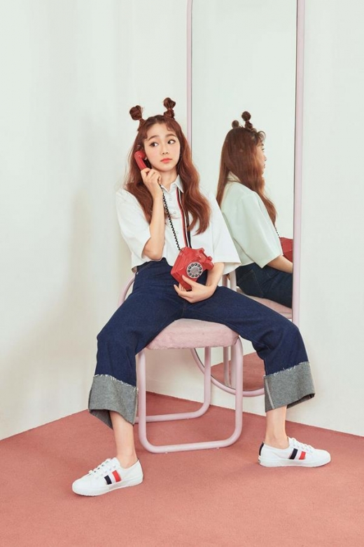 [★화보] 구구단 미나, 삼촌들 웃게 하는 '상큼발랄 매력'