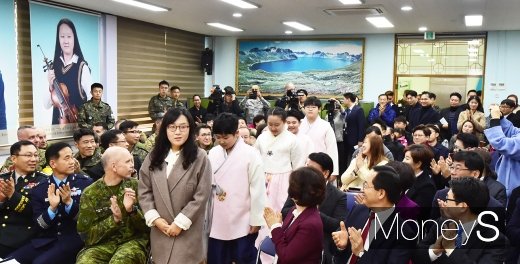 [머니S포토] DMZ 대성동초 50회 졸업식