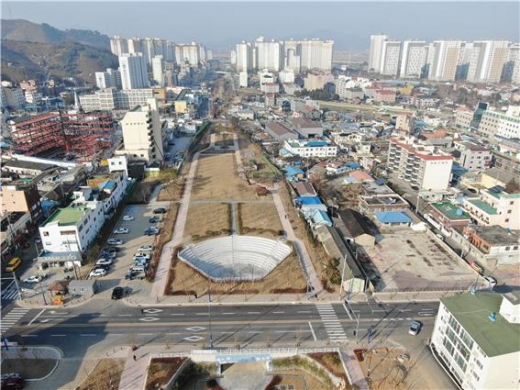 김해시 진영 소도읍 재활사업이 완공됐다. /사진=김해시