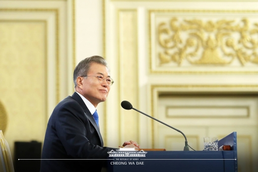 문재인 대통령./사진=청와대 페이스북