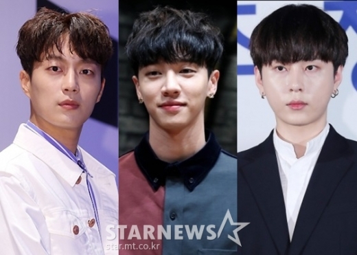 왼쪽부터 윤두준, 이기광, 용준형. /사진=스타뉴스
