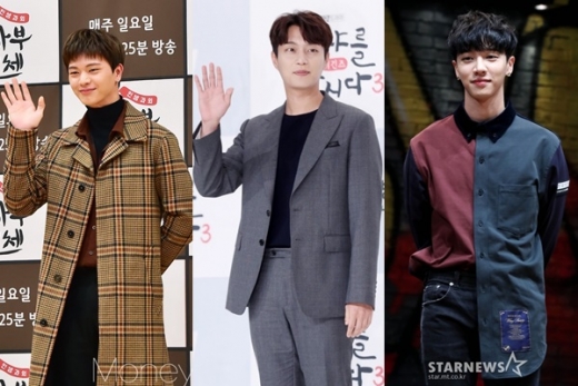 왼쪽부터 육성재, 윤두준, 이기광. /사진=머니S·스타뉴스
