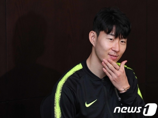 한국 축구 대표팀의 에이스 손흥민. /사진=뉴스1