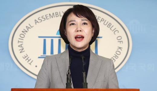 전현희 더불어민주당 택시·카풀 TF 위원장이 택시업계 측에 사회적대타협기구 참여할 것을 촉구하고 있다. /사진=뉴스1
