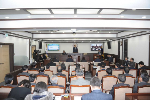 ▲ 동두천시의회 제279회 임시회 개회. / 사진제공=동두천시의회