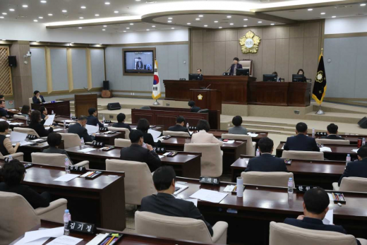 ▲ 수원시의회, 제341회 임시회 개회. / 사진제공=수원시의회