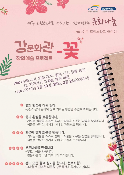 ▲ 한강문화관, 청소년 창의예술 프로젝트. / 자료제공=여주시 