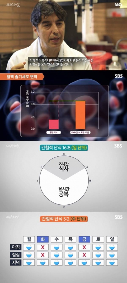FMD 식단. /사진=SBS '스페셜' 방송캡처