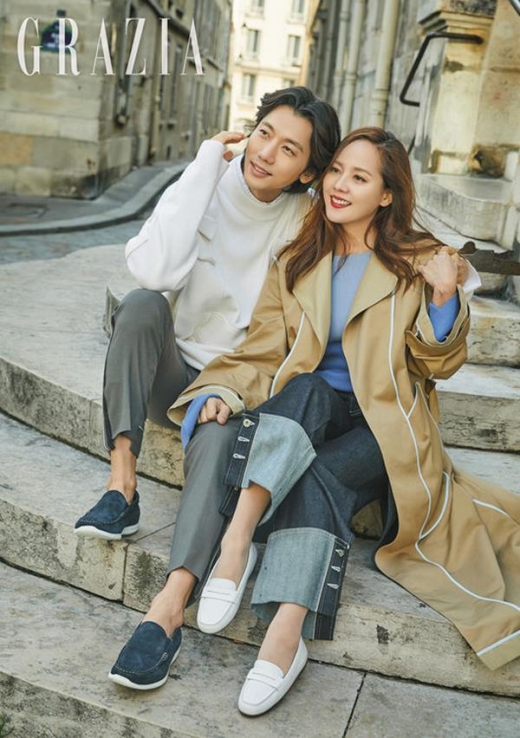[★화보] 유진 기태영, 부부보다 연인 같은 분위기 '물씬'