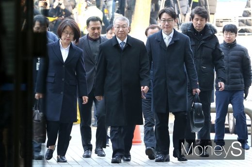 [머니S포토] 사법농단 의혹 양승태, 영장실질심사