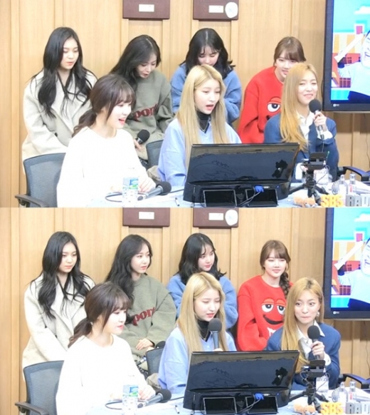 그룹 여자친구와 루나. /사진=두시탈출 컬투쇼 보이는 라디오 캡쳐