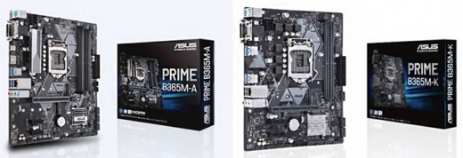 PRIME B365M-A(왼쪽)와 PRIME B365M-K. /사진=에이수스