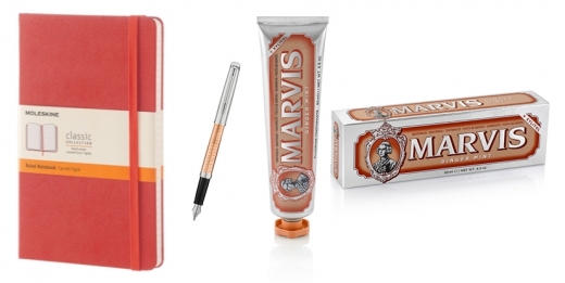 /사진=(왼쪽부터) 몰스킨(MOLESKINE), 워터맨(WATERMAN), 마비스(MARVIS)