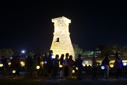 경상북도 야간관광상품으로 선정된 경주 신라달빛기행 모습. /사진=경상북도