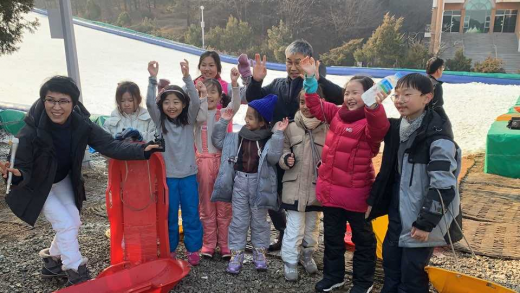 무봉산청소년수련원 눈썰매장. /사진제공=평택시