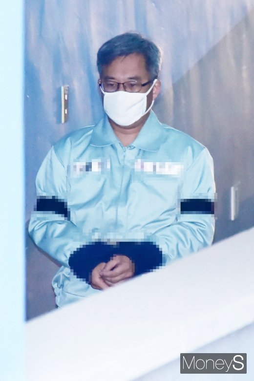[머니S포토] 선고공판 출석한 드루킹 김동원