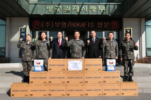 부영그룹이 군부대 6곳에 설 위문품을 전달했다. /사진=부영그룹