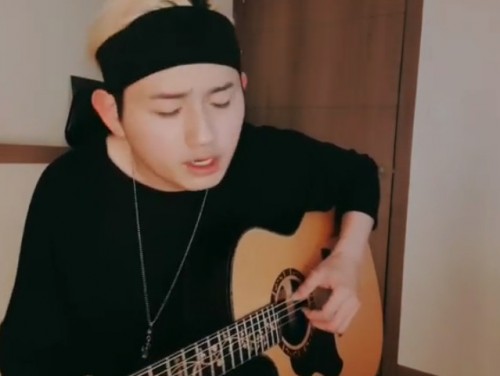 가수 우디. /사진=우디 인스타그램 캡처