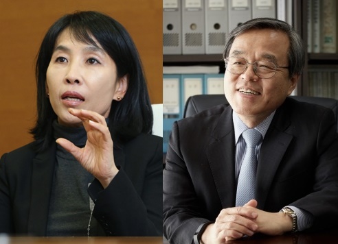 양윤선 메디포스트 대표, 서정선 마크로젠 회장/사진=머니투데이DB