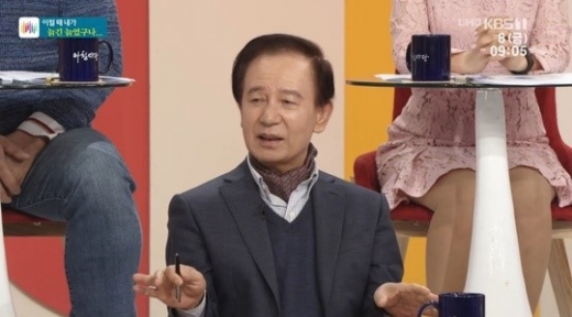 소설가 김홍신. /사진=KBS 1TV '아침마당' 방송화면 캡처