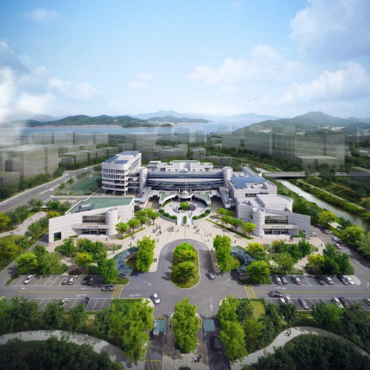 ▲ 하남시 시청사 및 의회증축공사 조감도. / 자료제공=하남시
